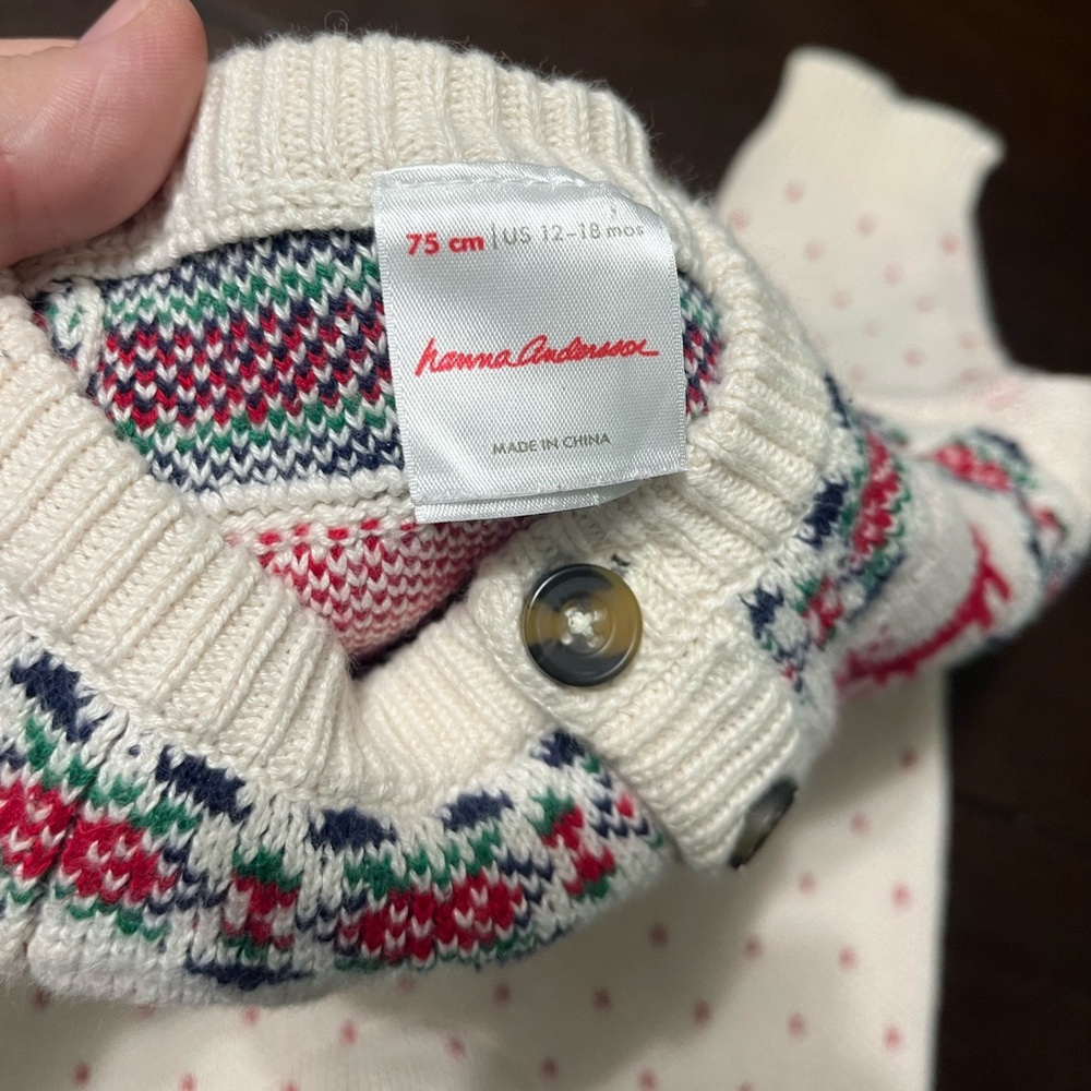 Hanna Andersson holiday romper